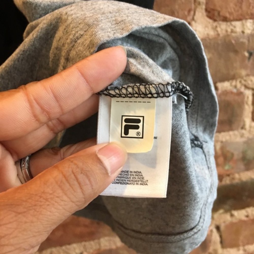 Fila Logo Colorblock Tee Size Large - image 3